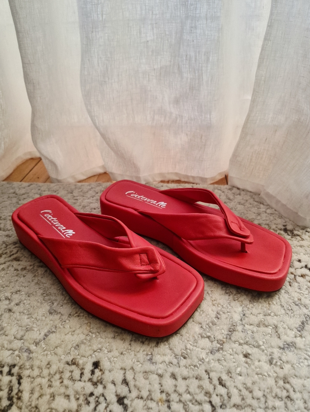 Ismene orange sandals | L'intervalle